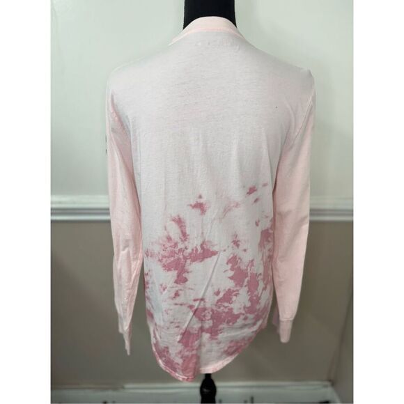 Hollister CoOp Light Pink Tie Dye Long Sleeve Tee Size Small - Picture 2 of 6